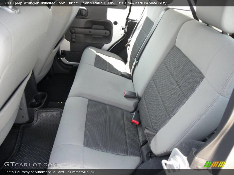 Bright Silver Metallic / Dark Slate Gray/Medium Slate Gray 2010 Jeep Wrangler Unlimited Sport