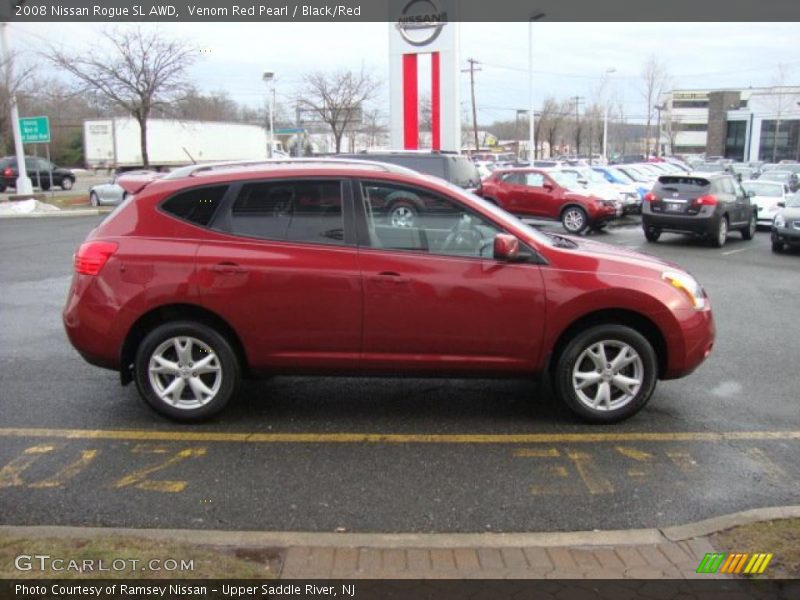  2008 Rogue SL AWD Venom Red Pearl