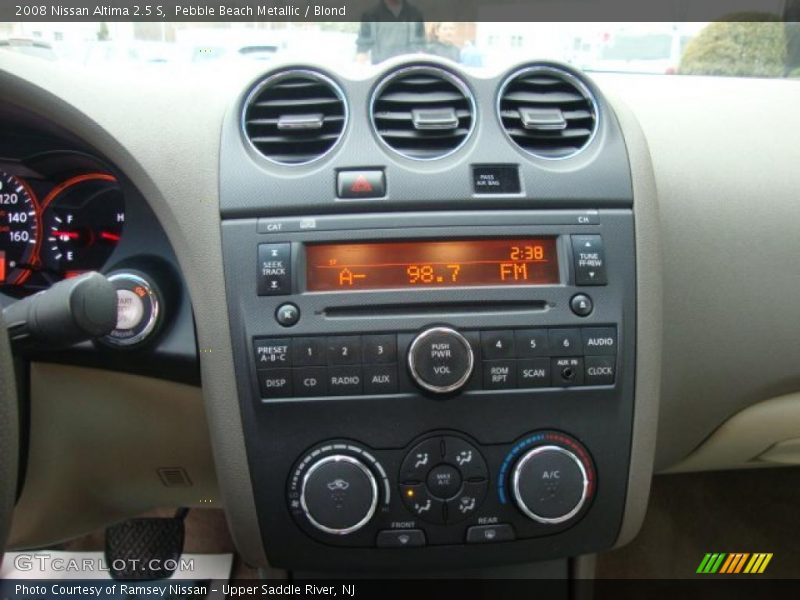 Pebble Beach Metallic / Blond 2008 Nissan Altima 2.5 S
