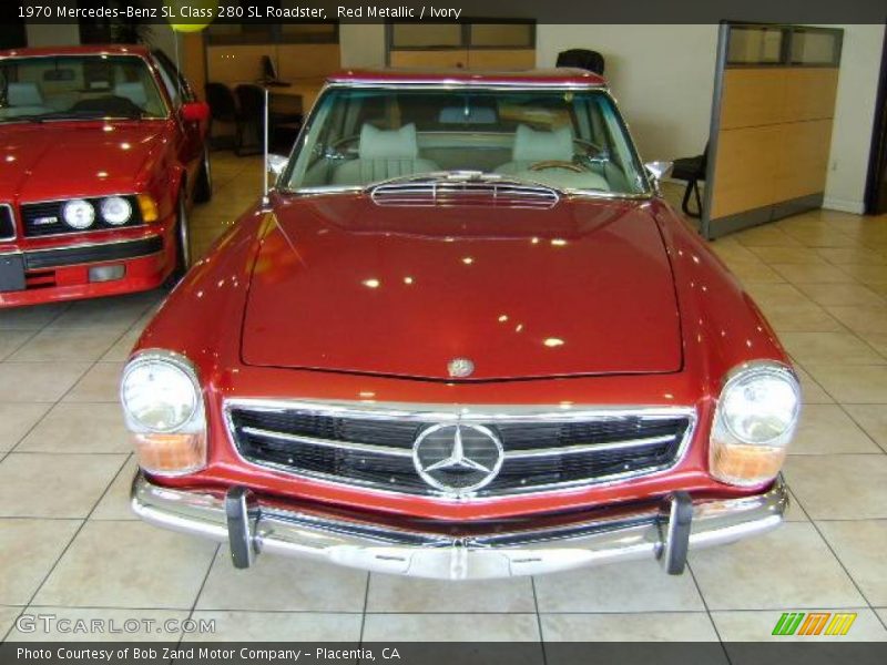 Red Metallic / Ivory 1970 Mercedes-Benz SL Class 280 SL Roadster