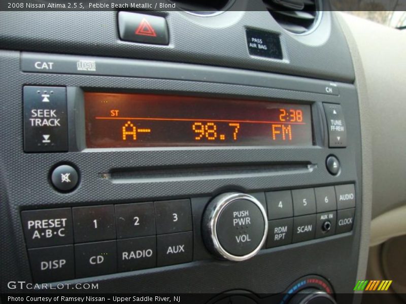 Pebble Beach Metallic / Blond 2008 Nissan Altima 2.5 S
