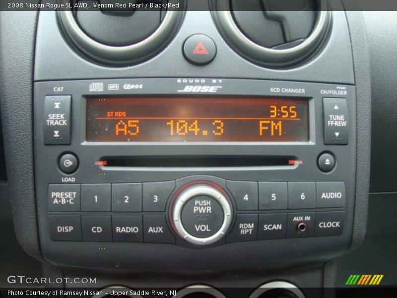 Controls of 2008 Rogue SL AWD