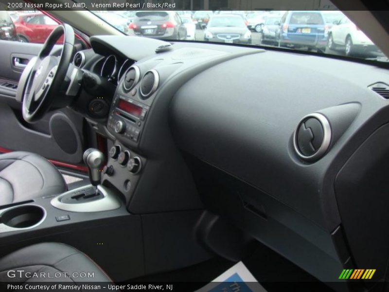 Venom Red Pearl / Black/Red 2008 Nissan Rogue SL AWD