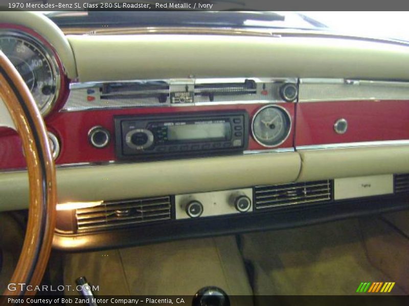 Red Metallic / Ivory 1970 Mercedes-Benz SL Class 280 SL Roadster