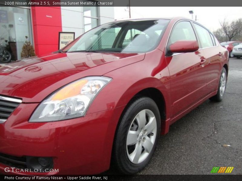 Sonoma Sunset Metallic / Charcoal 2008 Nissan Altima 2.5 S