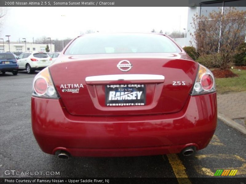 Sonoma Sunset Metallic / Charcoal 2008 Nissan Altima 2.5 S