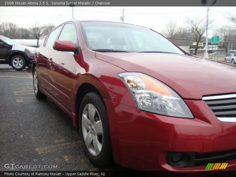 Sonoma Sunset Metallic / Charcoal 2008 Nissan Altima 2.5 S