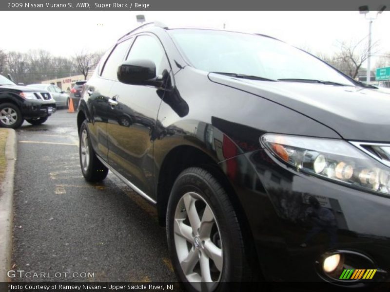 Super Black / Beige 2009 Nissan Murano SL AWD