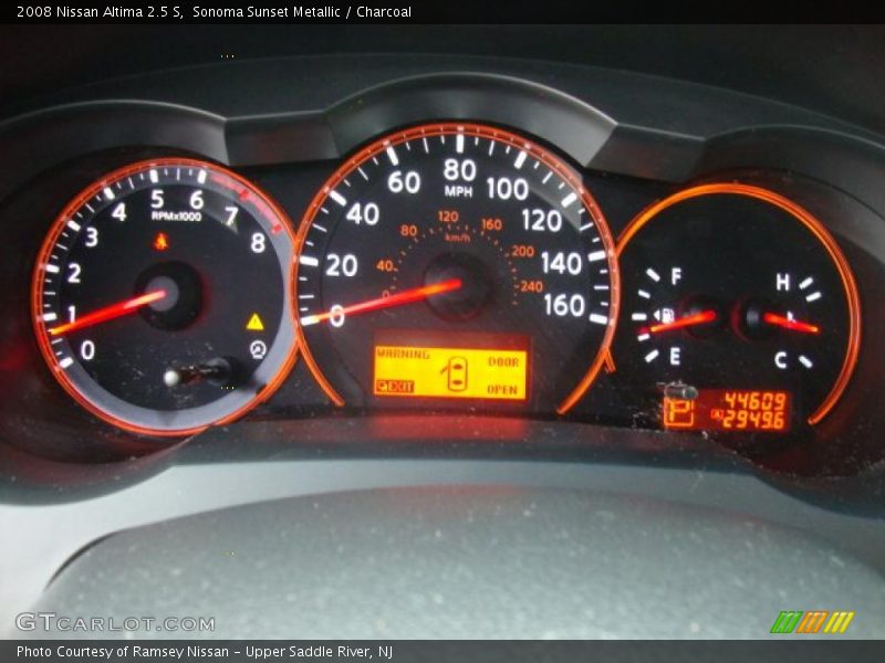 Sonoma Sunset Metallic / Charcoal 2008 Nissan Altima 2.5 S