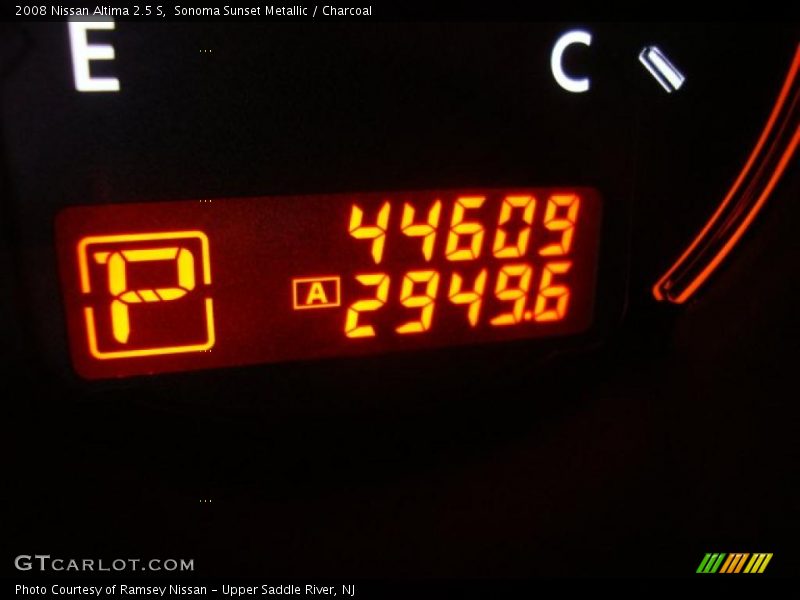 Sonoma Sunset Metallic / Charcoal 2008 Nissan Altima 2.5 S