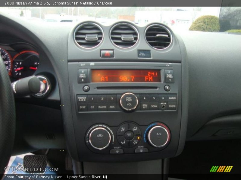 Sonoma Sunset Metallic / Charcoal 2008 Nissan Altima 2.5 S
