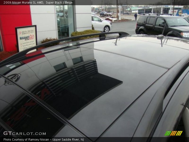 Super Black / Beige 2009 Nissan Murano SL AWD