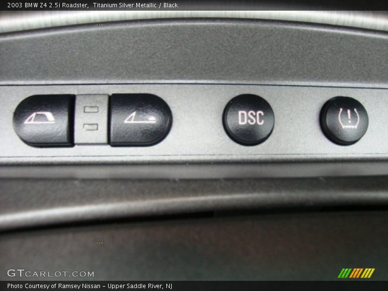 Titanium Silver Metallic / Black 2003 BMW Z4 2.5i Roadster