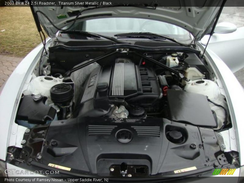 Titanium Silver Metallic / Black 2003 BMW Z4 2.5i Roadster