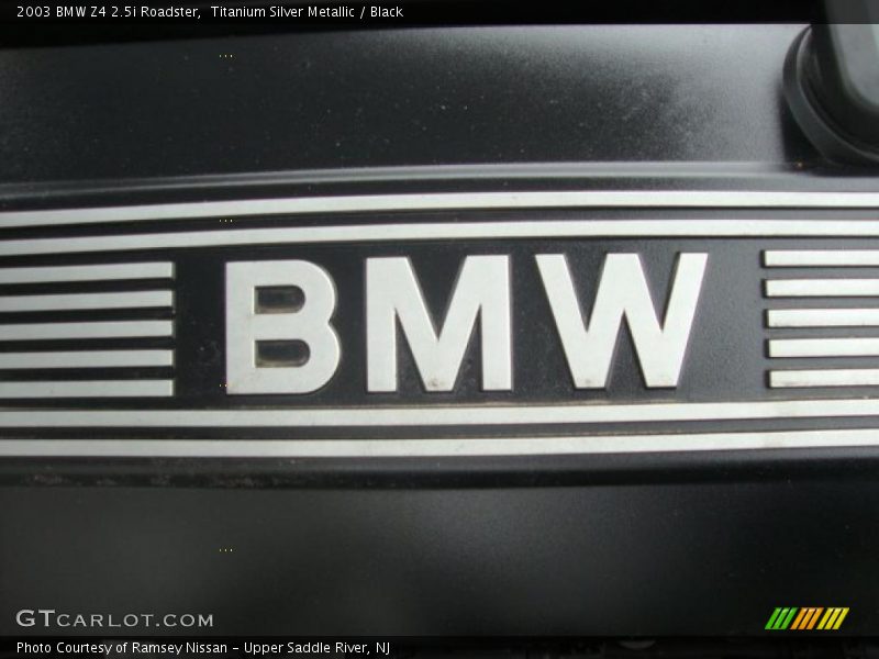 Titanium Silver Metallic / Black 2003 BMW Z4 2.5i Roadster