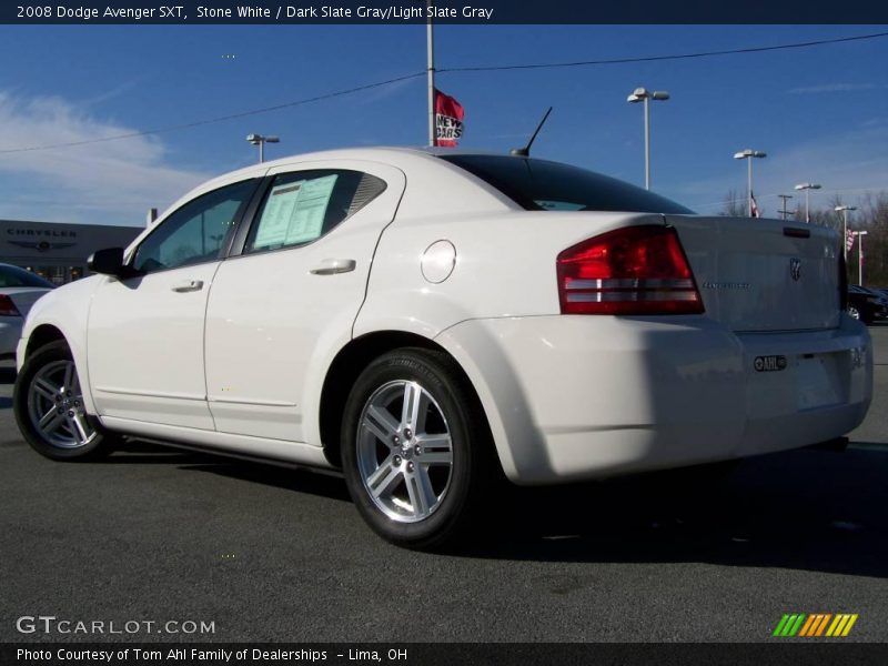 Stone White / Dark Slate Gray/Light Slate Gray 2008 Dodge Avenger SXT