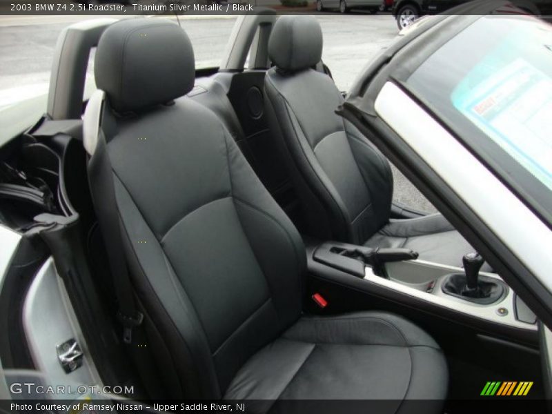 Titanium Silver Metallic / Black 2003 BMW Z4 2.5i Roadster