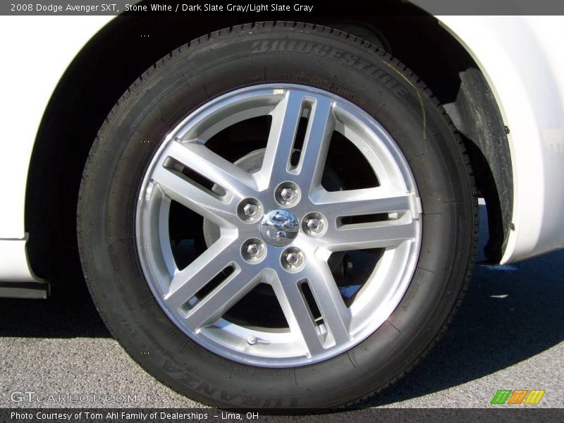 Stone White / Dark Slate Gray/Light Slate Gray 2008 Dodge Avenger SXT