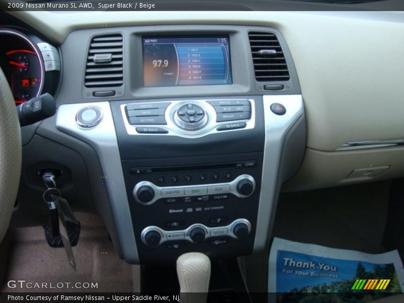 Super Black / Beige 2009 Nissan Murano SL AWD