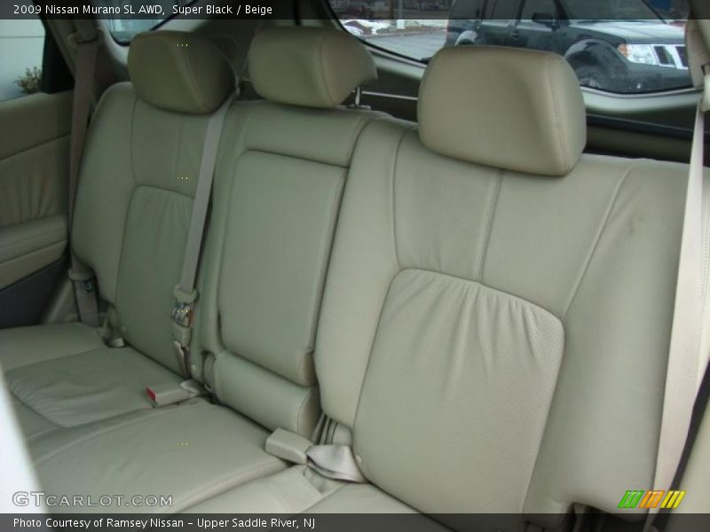 Super Black / Beige 2009 Nissan Murano SL AWD