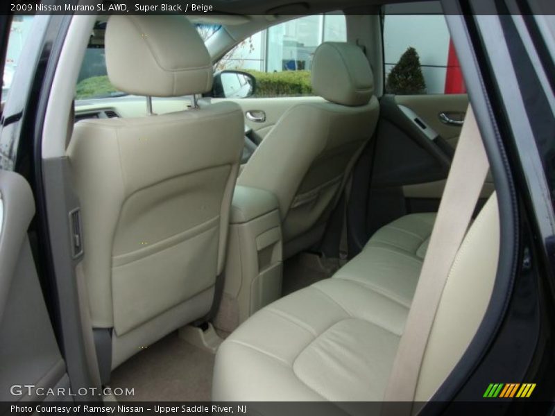 Super Black / Beige 2009 Nissan Murano SL AWD