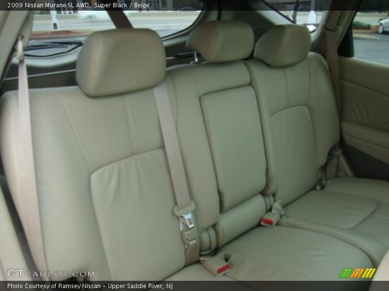 Super Black / Beige 2009 Nissan Murano SL AWD