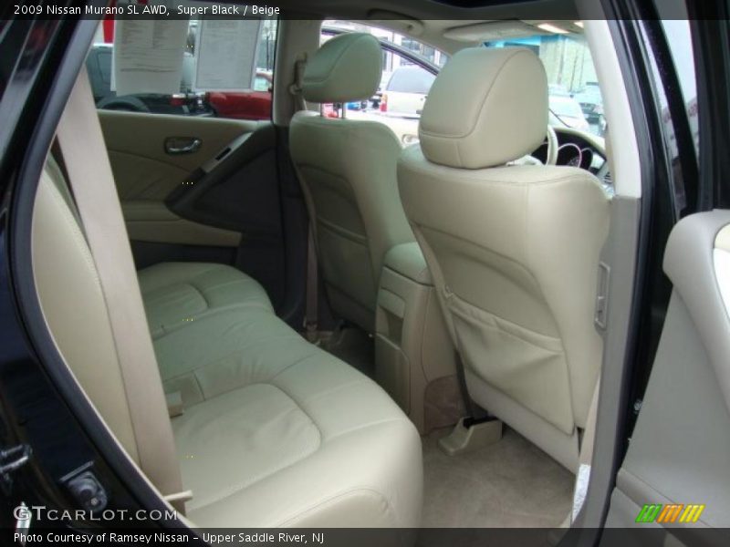 Super Black / Beige 2009 Nissan Murano SL AWD