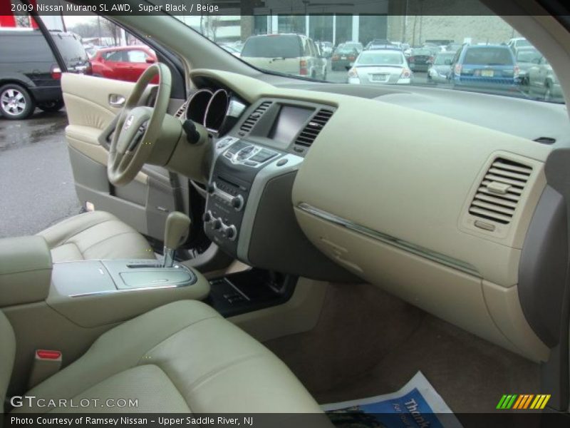 Super Black / Beige 2009 Nissan Murano SL AWD