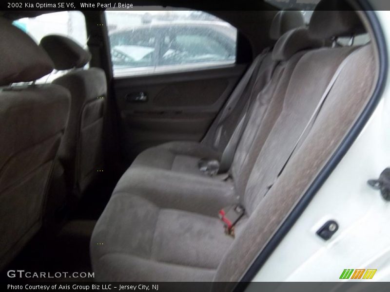White Pearl / Beige 2002 Kia Optima SE V6