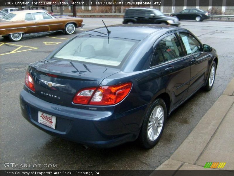Modern Blue Pearl / Dark Slate Gray/Light Slate Gray 2007 Chrysler Sebring Touring Sedan