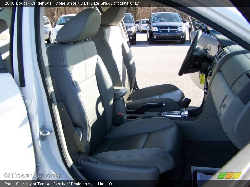 Stone White / Dark Slate Gray/Light Slate Gray 2008 Dodge Avenger SXT