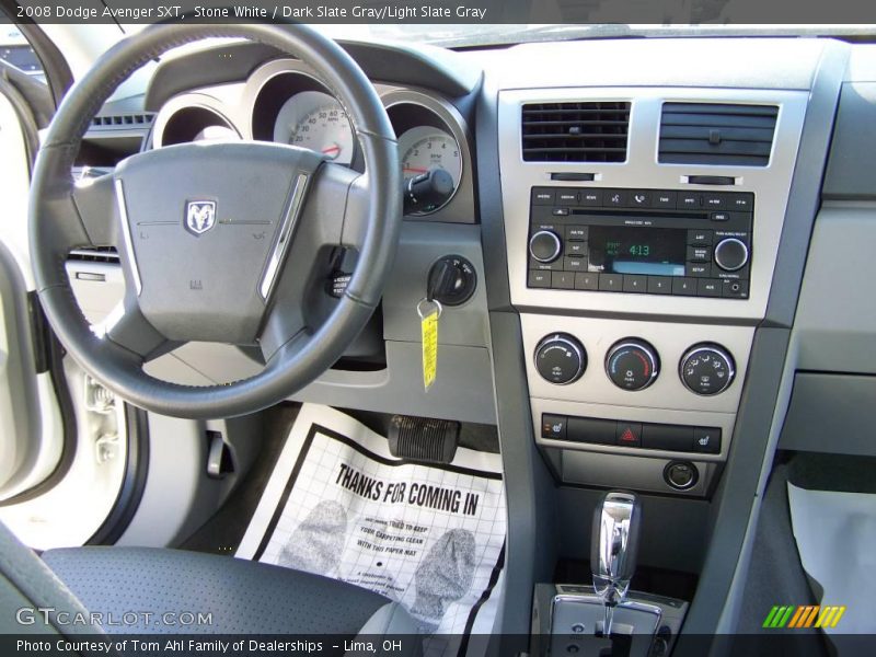 Stone White / Dark Slate Gray/Light Slate Gray 2008 Dodge Avenger SXT