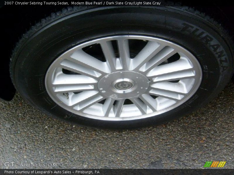 Modern Blue Pearl / Dark Slate Gray/Light Slate Gray 2007 Chrysler Sebring Touring Sedan