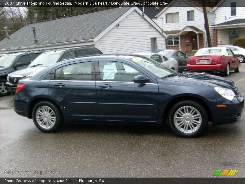 Modern Blue Pearl / Dark Slate Gray/Light Slate Gray 2007 Chrysler Sebring Touring Sedan