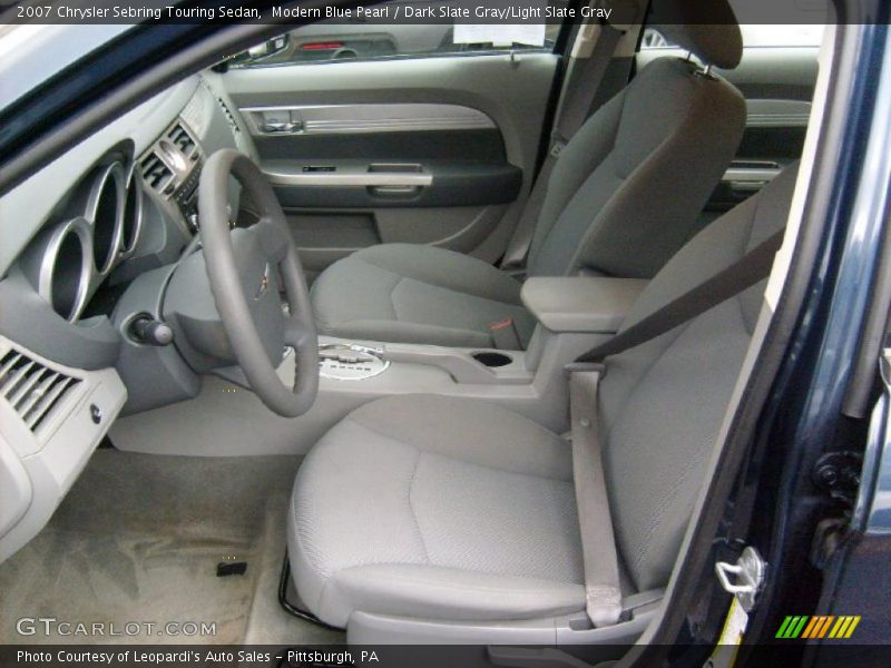 Modern Blue Pearl / Dark Slate Gray/Light Slate Gray 2007 Chrysler Sebring Touring Sedan