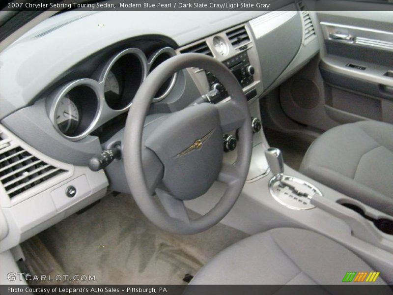 Modern Blue Pearl / Dark Slate Gray/Light Slate Gray 2007 Chrysler Sebring Touring Sedan