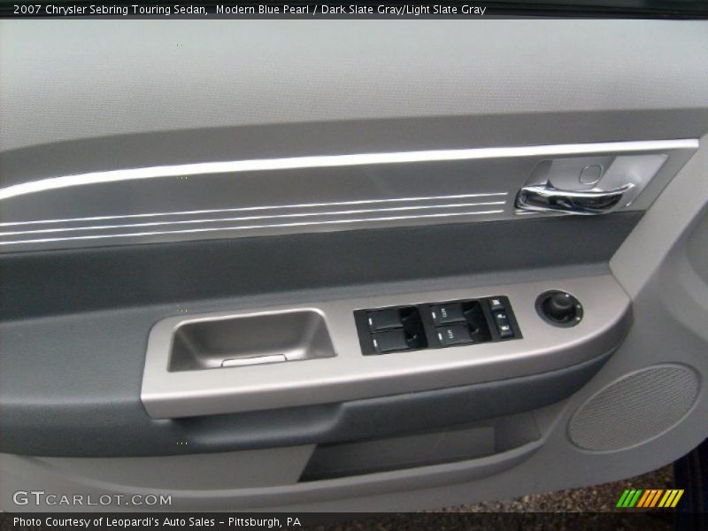 Modern Blue Pearl / Dark Slate Gray/Light Slate Gray 2007 Chrysler Sebring Touring Sedan