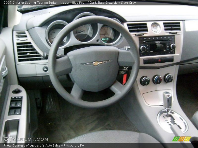 Modern Blue Pearl / Dark Slate Gray/Light Slate Gray 2007 Chrysler Sebring Touring Sedan