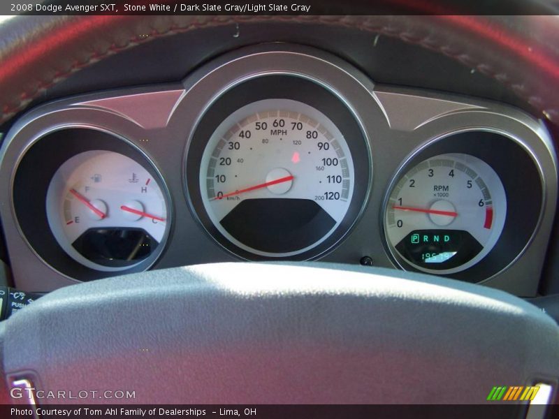Stone White / Dark Slate Gray/Light Slate Gray 2008 Dodge Avenger SXT
