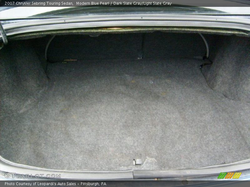 Modern Blue Pearl / Dark Slate Gray/Light Slate Gray 2007 Chrysler Sebring Touring Sedan