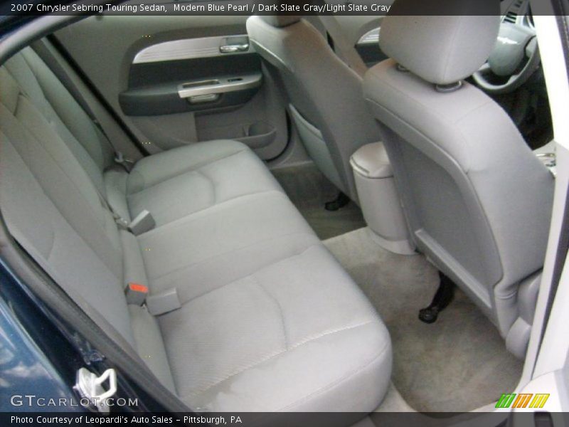 Modern Blue Pearl / Dark Slate Gray/Light Slate Gray 2007 Chrysler Sebring Touring Sedan