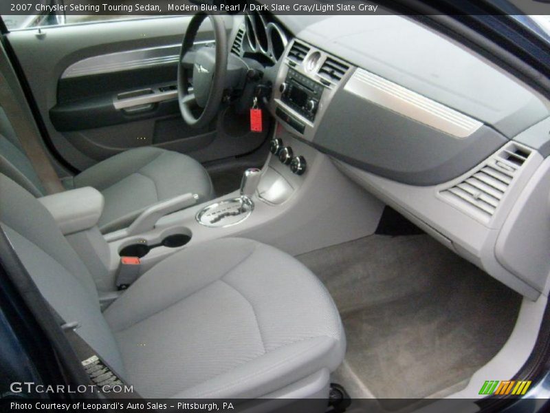 Modern Blue Pearl / Dark Slate Gray/Light Slate Gray 2007 Chrysler Sebring Touring Sedan