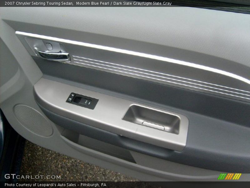 Modern Blue Pearl / Dark Slate Gray/Light Slate Gray 2007 Chrysler Sebring Touring Sedan