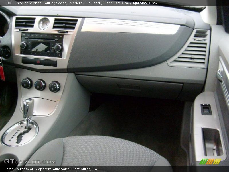 Modern Blue Pearl / Dark Slate Gray/Light Slate Gray 2007 Chrysler Sebring Touring Sedan