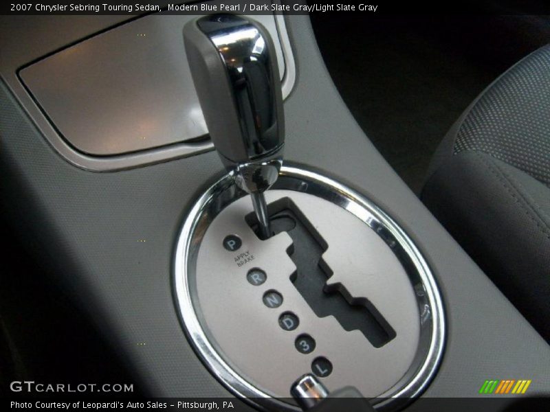 Modern Blue Pearl / Dark Slate Gray/Light Slate Gray 2007 Chrysler Sebring Touring Sedan