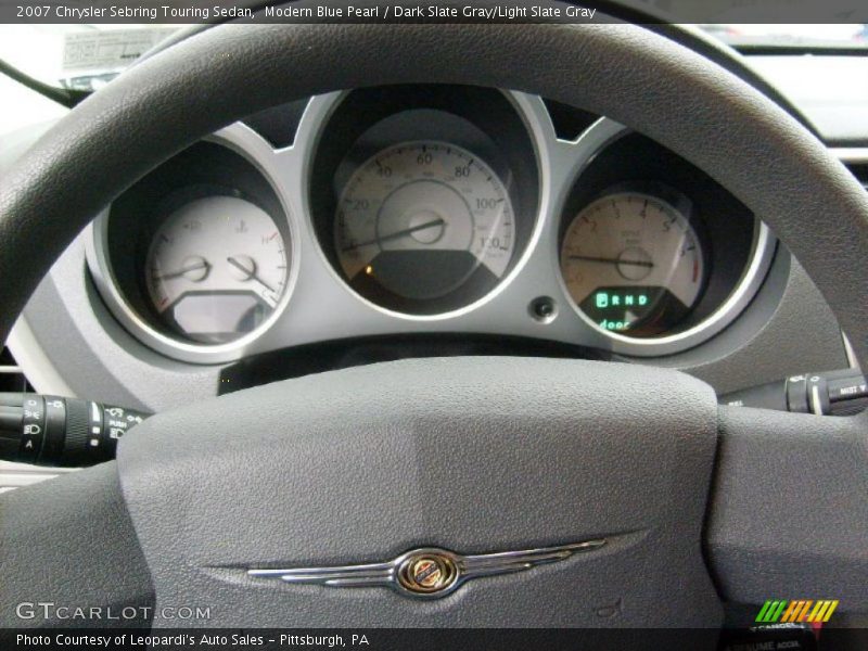 Modern Blue Pearl / Dark Slate Gray/Light Slate Gray 2007 Chrysler Sebring Touring Sedan