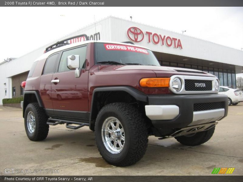 Brick Red / Dark Charcoal 2008 Toyota FJ Cruiser 4WD