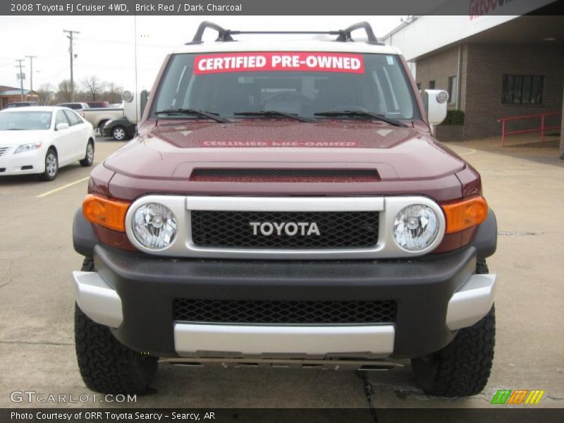 Brick Red / Dark Charcoal 2008 Toyota FJ Cruiser 4WD