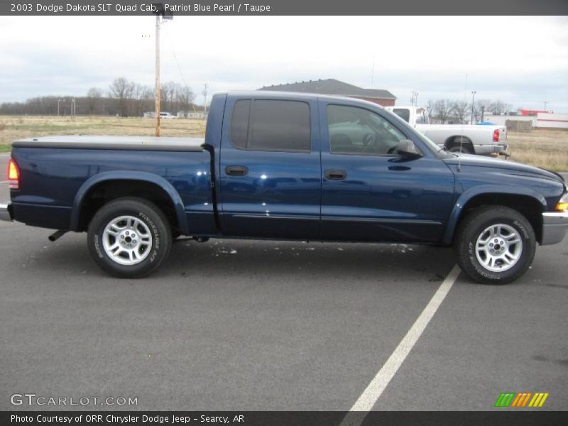  2003 Dakota SLT Quad Cab Patriot Blue Pearl