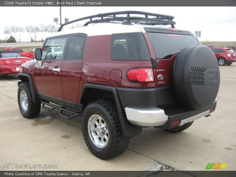 Brick Red / Dark Charcoal 2008 Toyota FJ Cruiser 4WD
